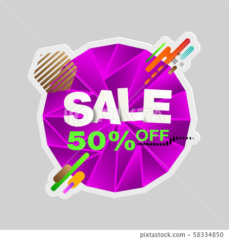 Minimal modern Sale 50% badge and special offer template for web and print. Minimal modern Sale 50% badge and special offer template for web and print. 58334850