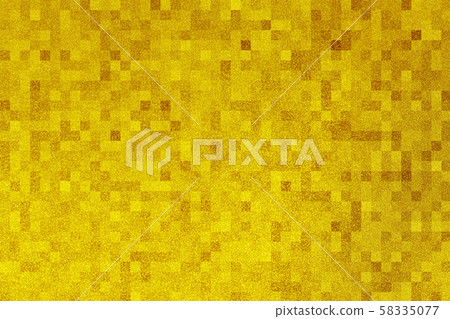 Illustration of a sparkling golden background material with a square pattern and shadow Illustration of a sparkling golden background material with a square pattern and shadow 58335077