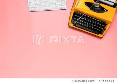 Colorful stationary in concept creative school 58335343