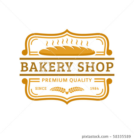 Bakery logo template, vector illustration. Bakery Bakery logo template, vector illustration. Bakery 58335589