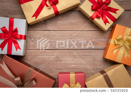 Gift box for decoration, New year and Christmas 58335920