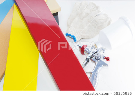 Details of furniture, painting parts Details of furniture, painting parts 58335956