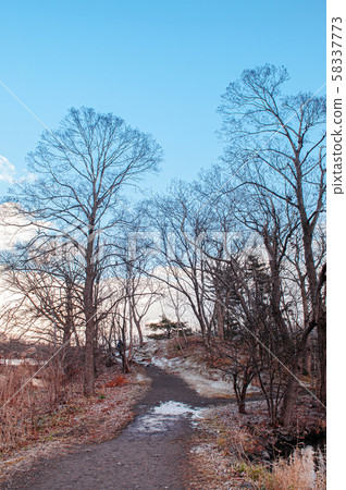 Onuma Koen Quasi -National park in peaceful cold 58337773