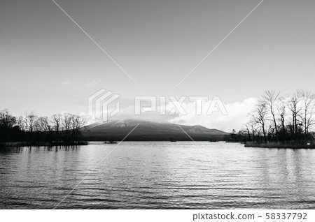 Onuma Koen Quasi -National park lake in peaceful Onuma Koen Quasi -National park lake in peaceful 58337792