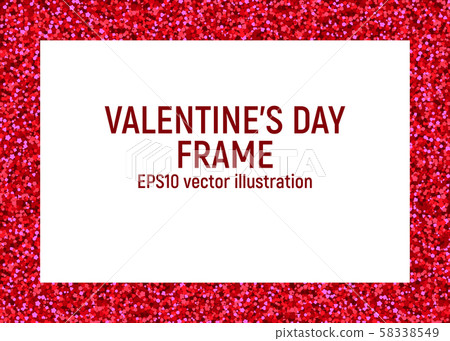 Valentine day frame. 58338549