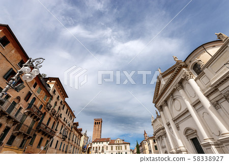 Bassano del Grappa Veneto Italy - Piazza Liberta 58338927