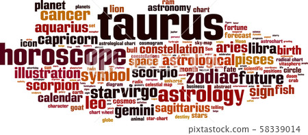 Taurus word cloud 58339014