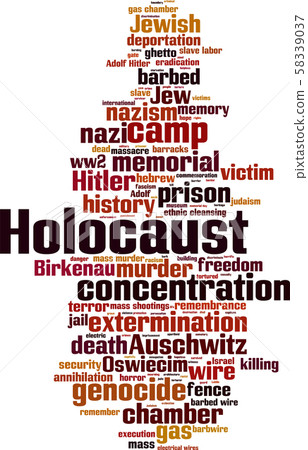 Holocaust word cloud Holocaust word cloud 58339037
