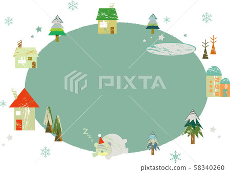 冬季框架斯堪的納維亞風格 58340260