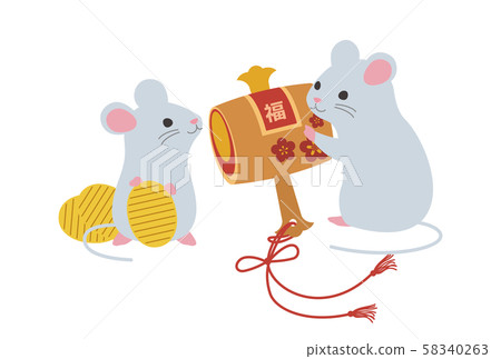 新年賀卡2020 58340263