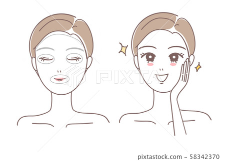 Female face care mask Female face care mask 58342370