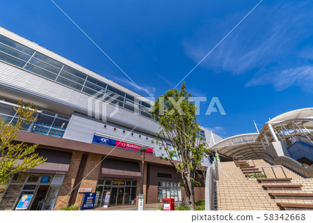 Scenery in front of Nagareyama Otakanomori Station Scenery in front of Nagareyama Otakanomori Station 58342668
