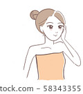 Female Skin Care Illustration 58343355