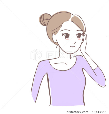Female Skin Care Illustration Female Skin Care Illustration 58343356