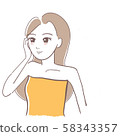 Female beauty illustration 58343357