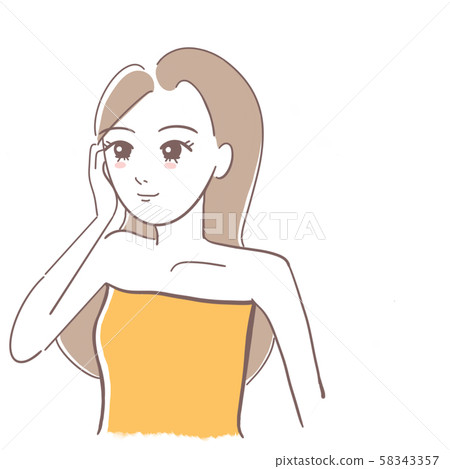 Female beauty illustration Female beauty illustration 58343357