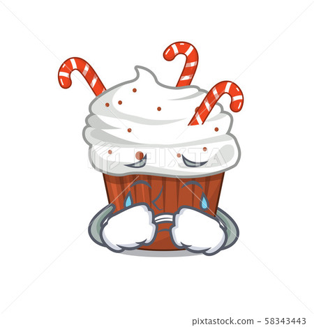 Crying christmas cupcake in the character fridge 58343443