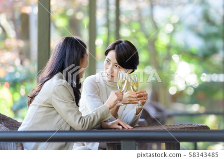 Travel, women, autumn Travel, women, autumn 58343485