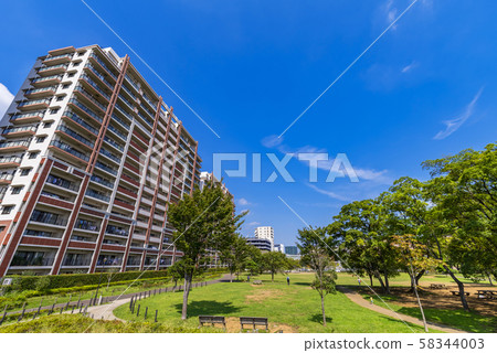 Nagareyama Otakanomori Nishi Hatsuishi neighborhood park scenery 58344003