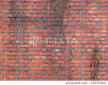 Red brick wall (Osaka Kuma Gate) 58345869