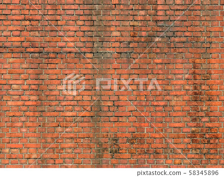 Red brick wall (Osaka Kuma Gate) 58345896
