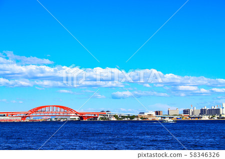Kobe City Urban Landscape Port Island Landscape Kobe City Urban Landscape Port Island Landscape 58346326