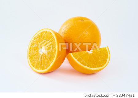 Freshjuicy orange fruit isolated on white background . Freshjuicy orange fruit isolated on white background . 58347481