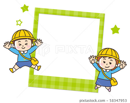 Children's gender photo frame 58347953