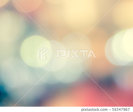 Blurred abstract background with light bokeh in warm vintage color tone of a scenic view of Bangkok cityscape at night... Blurred abstract background with light bokeh in warm vintage color tone of a scenic view of Bangkok cityscape at night... 58347967