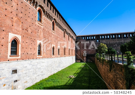 Milan Sforzesco castle Milan Sforzesco castle 58348245