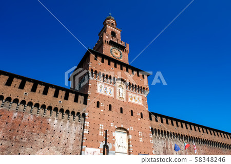 Milan Sforzesco castle Milan Sforzesco castle 58348246
