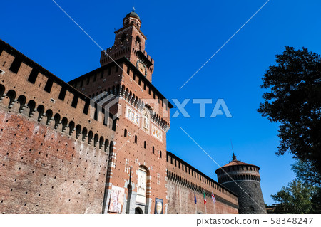 Milan Sforzesco castle Milan Sforzesco castle 58348247