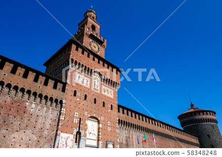 Milan Sforzesco castle 58348248