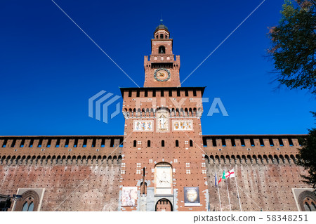 Milan Sforzesco castle Milan Sforzesco castle 58348251