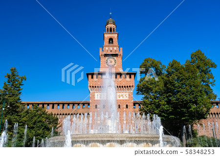 Milan Sforzesco castle 58348253
