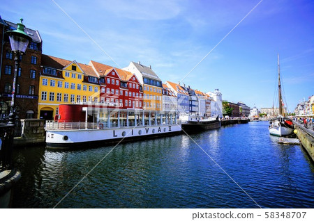 Copenhagen city landscape Copenhagen city landscape 58348707