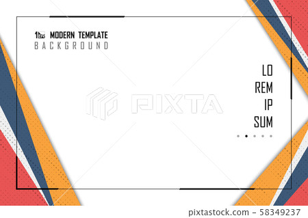 Abstract modern colorful template design  58349237