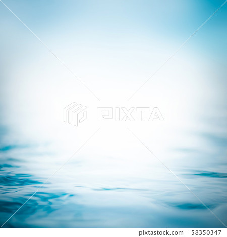 Blur water background wavy clean fresh water in light cool cyan turquoise blue green vintage color 58350347