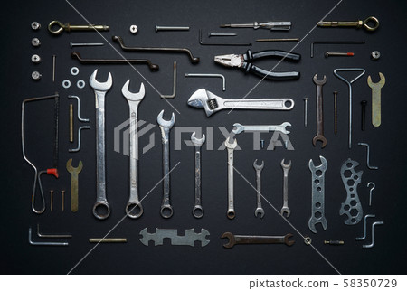 Set of tools supplies for repair and build , construction and repair concept Set of tools supplies for repair and build , construction and repair concept 58350729