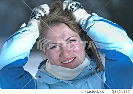 Woman portrait. Woman portrait. 58351155