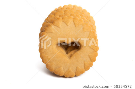 cookies with heart isolated cookies with heart isolated 58354572