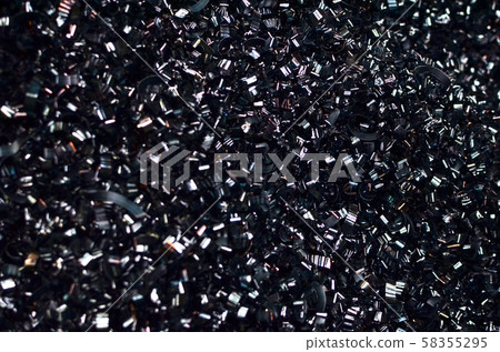 Steel scrap materials recycling. Aluminum chip 58355295