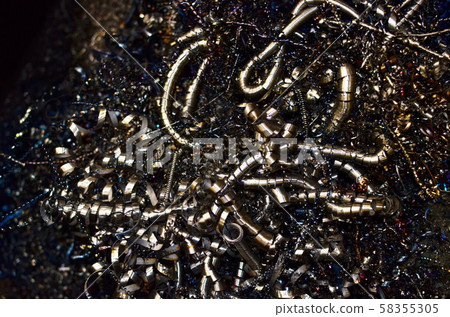 Steel scrap materials recycling. Aluminum chip Steel scrap materials recycling. Aluminum chip 58355305