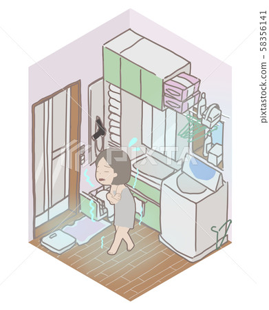 Itsubo washroom worried about cold Itsubo washroom worried about cold 58356141