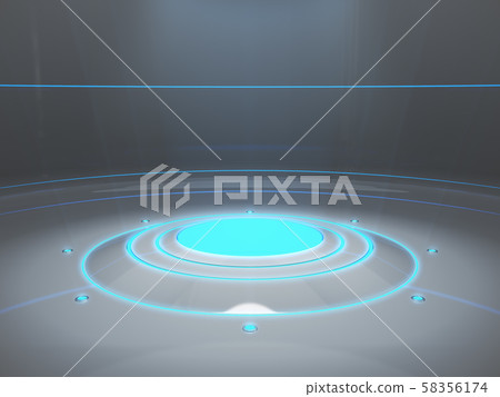 Pedestal for display,Platform for design,Blank product stand with light glow,Future background.3D rendering. Pedestal for display,Platform for design,Blank product stand with light glow,Future background.3D rendering. 58356174