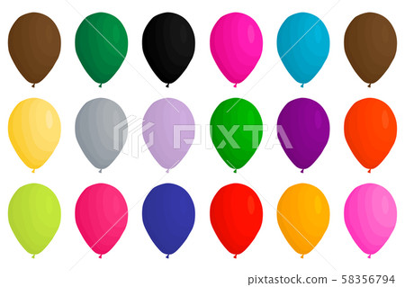 Illustration on theme big colored set different Illustration on theme big colored set different 58356794