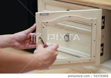 TV board (door hook handle Nordic style Southern European style hand LDK home appliance body parts copy space) 58356966