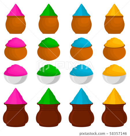 set different types colorful bowls, powder for set different types colorful bowls, powder for 58357146