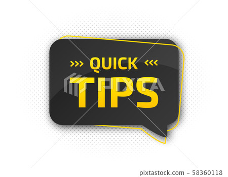 Useful quick tip. Trick suggesting advice and help Useful quick tip. Trick suggesting advice and help 58360118