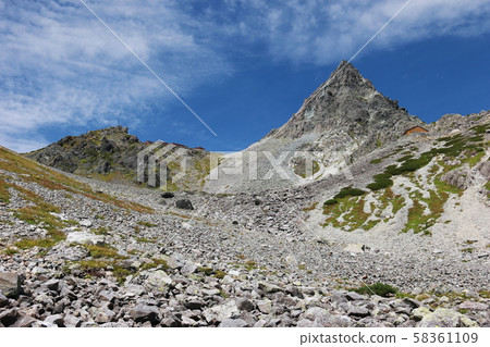 北阿爾卑斯山從芹澤山步道上眺望霞岳 北阿爾卑斯山從芹澤山步道上眺望霞岳 58361109